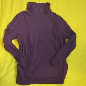 Seraphine Deep Purple Turtleneck Sweater